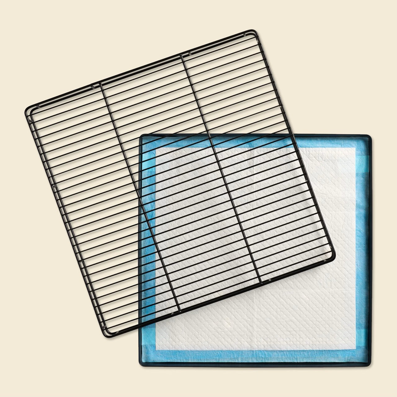 Little Wolves Potty Tray 22" x 22"